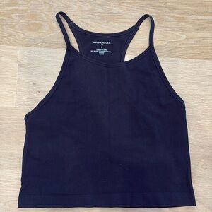 Banana Republic racerback ribbed crop top